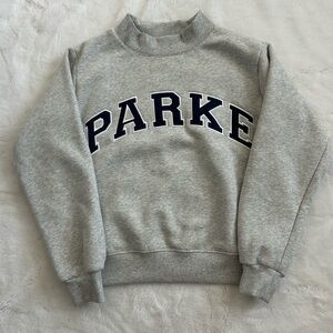 Parke Original Mockneck Sweater Grey/Navy